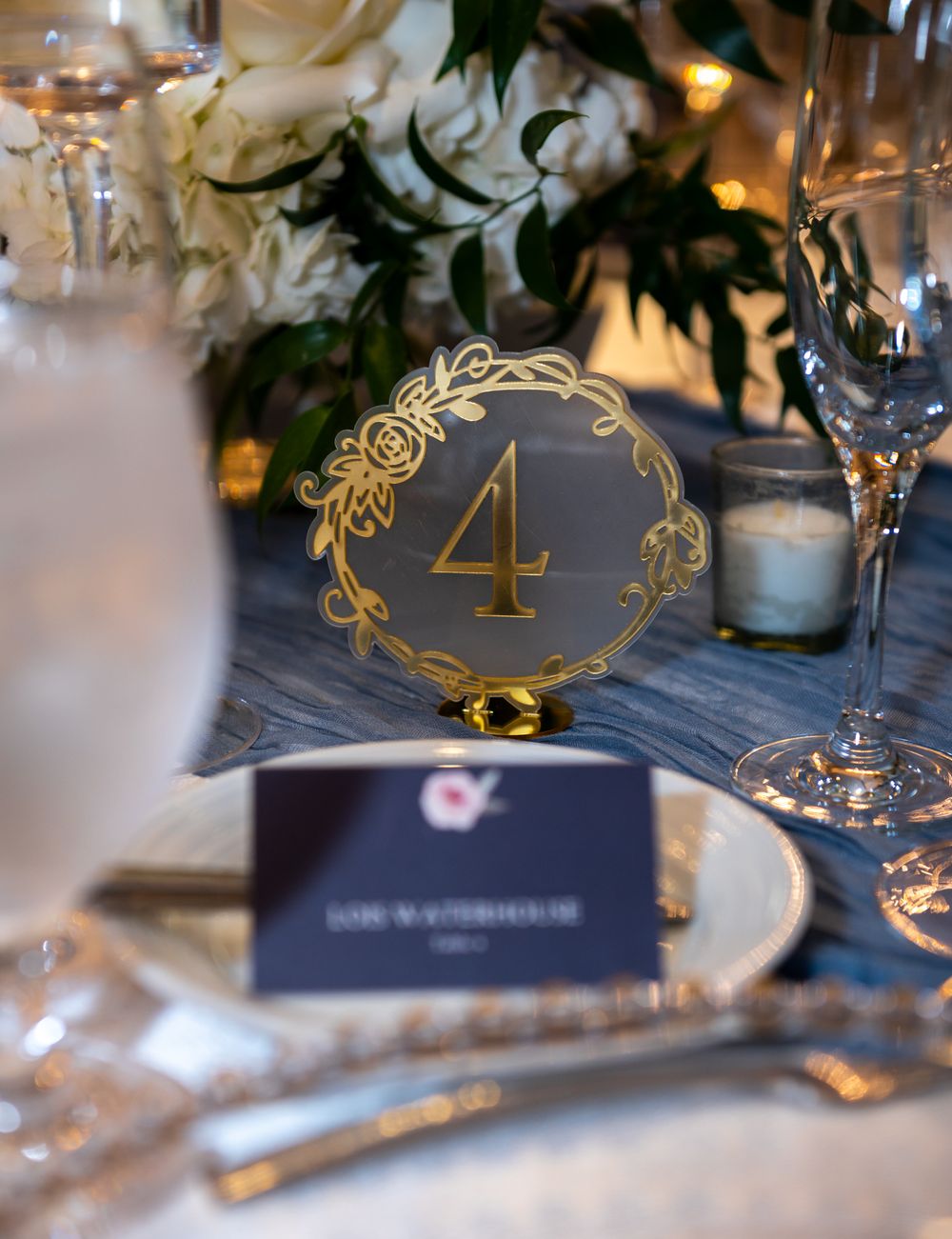 Elegant Ballroom Wedding Decor