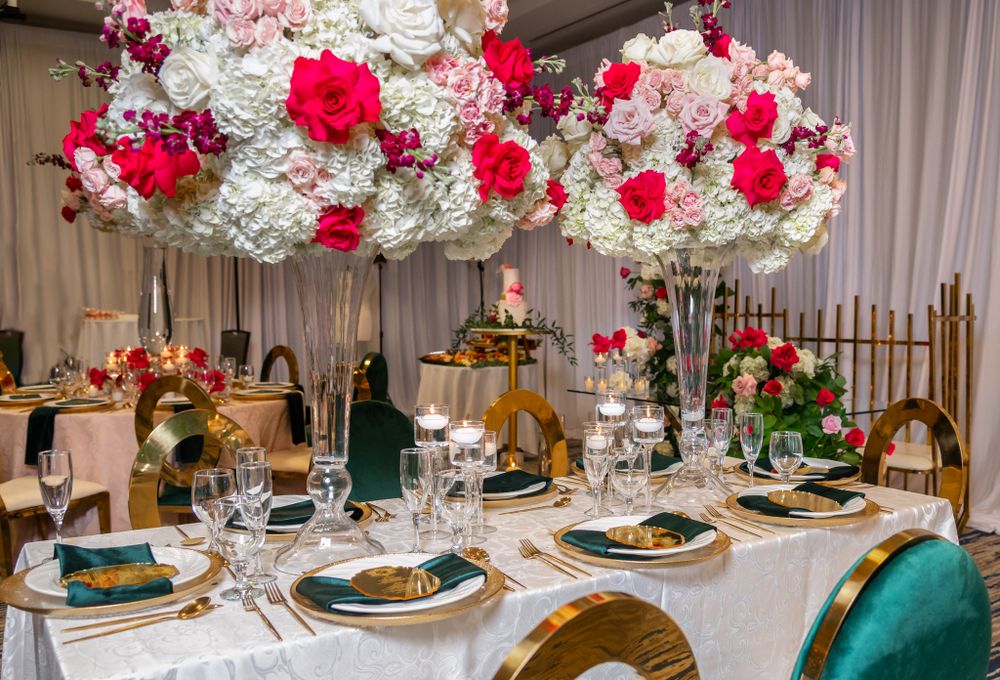 Elegant Ballroom Wedding Decor